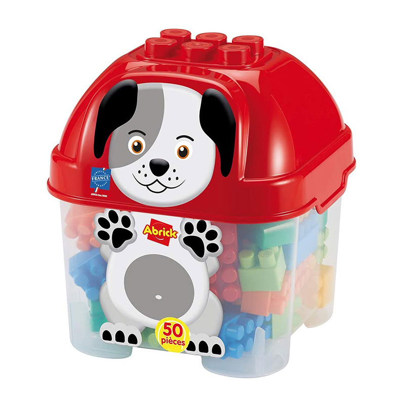 Ecoiffier - Abrick Dog Barrel - 50 Pcs