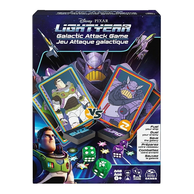 Disney Game Dis Lightyear Galactic Attack Card