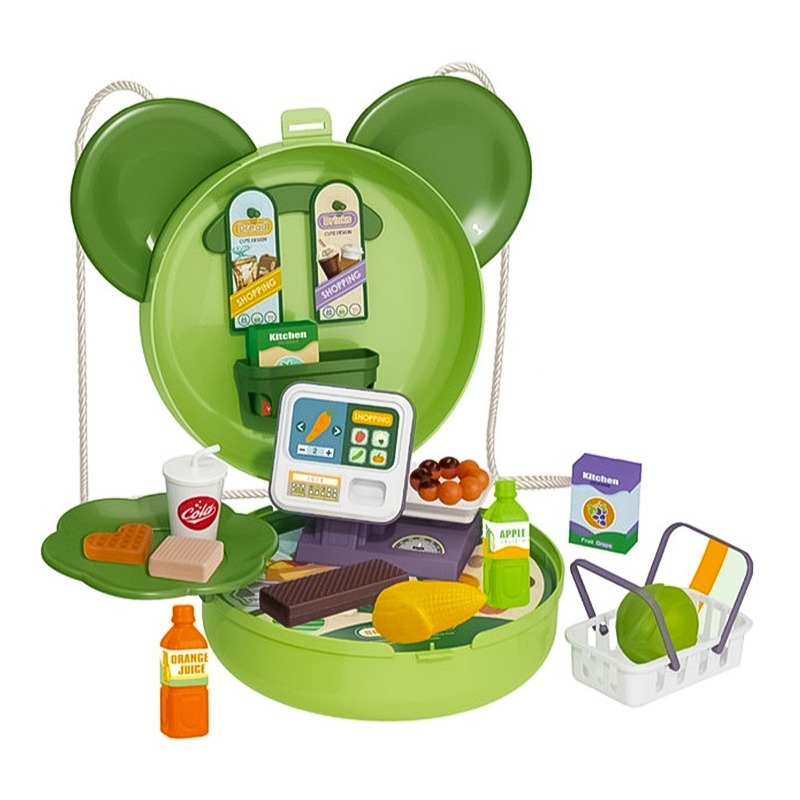Cartoon Supermarket Shoulder Bag 2 In 1 - 24pcs