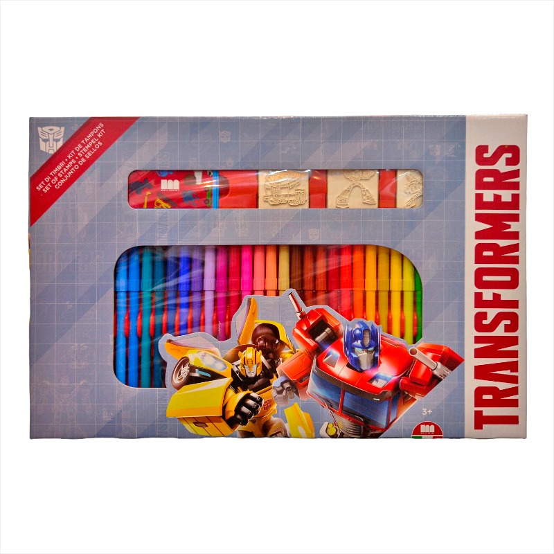 Multiprint Transformers 36 Felt-Tip Pens Coloring Set