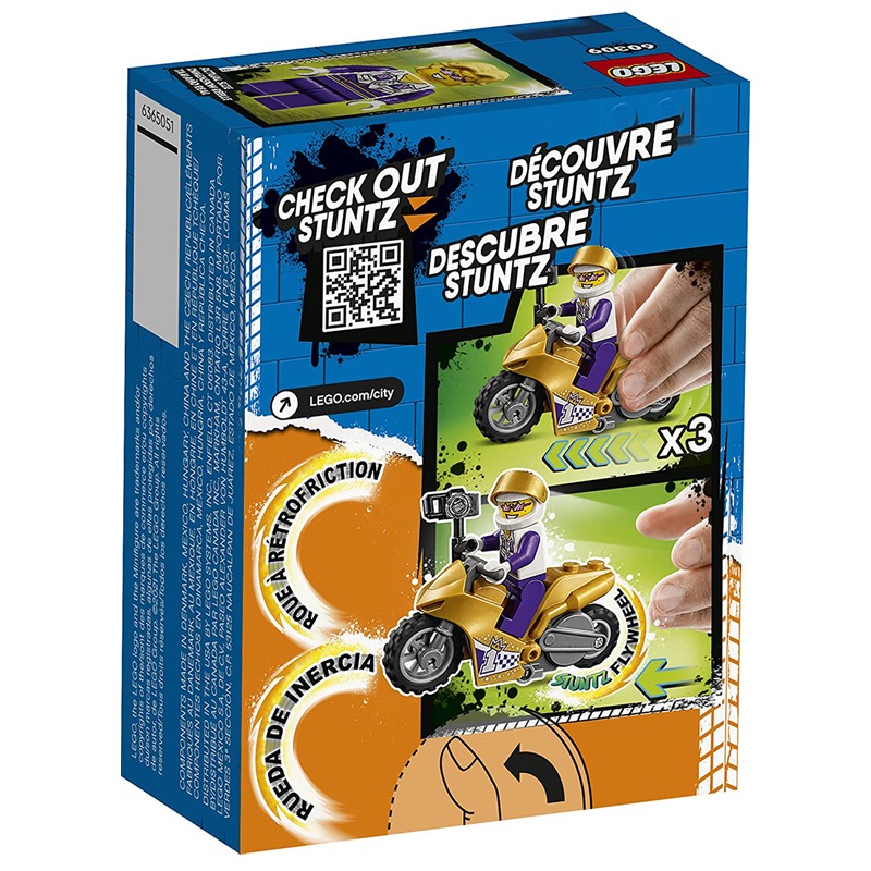 LEGO City Selfie Stunt Bike Building Kit