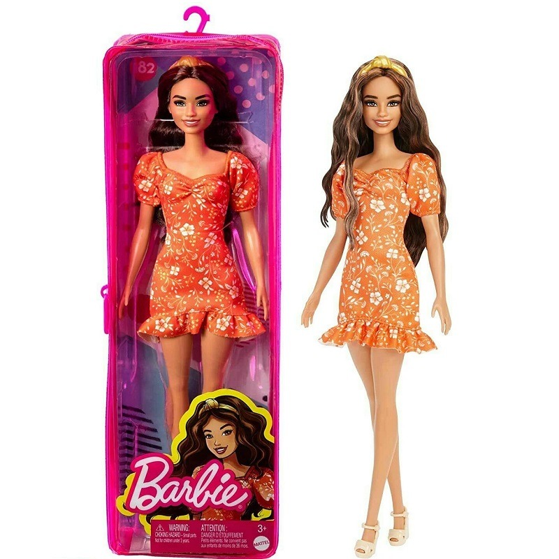 Barbie Fashionista Doll - Orange Dress