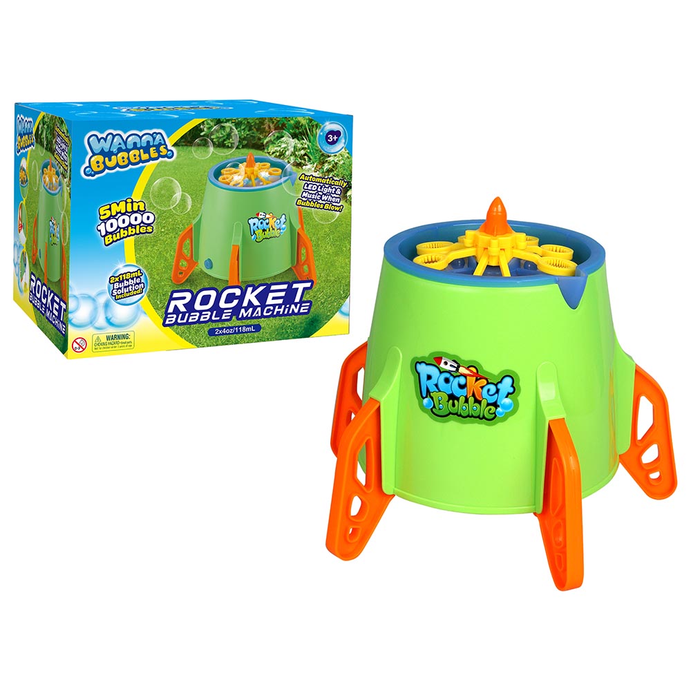 Wanna Bubbles Rocket Bubble Machine