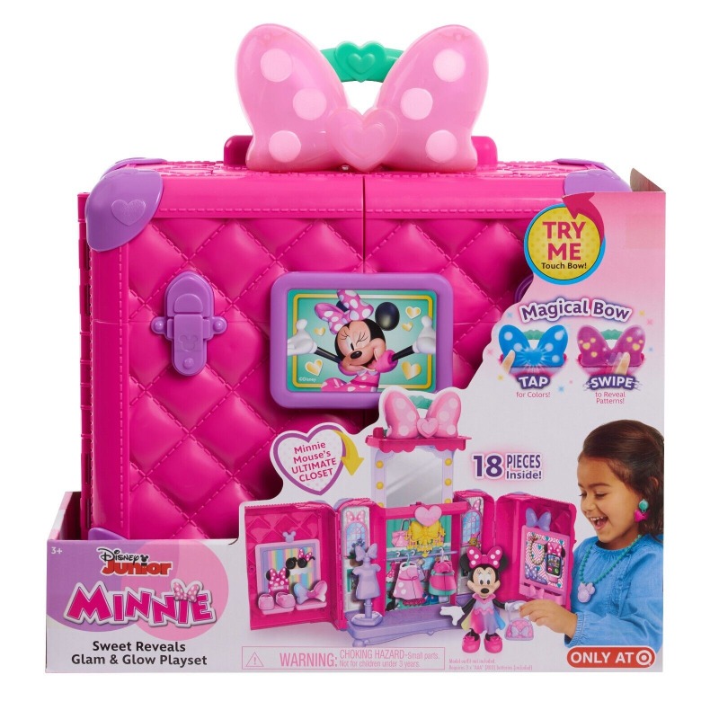 Disney Junior - Minnie Mouse Sweet 18 Piece Wardrobe Pink