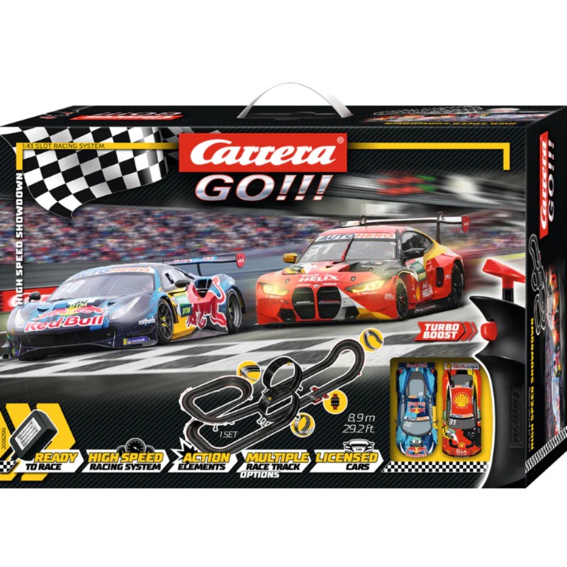 Carrera GO!!! DTM High Speed Showdown 8. 9M Slot Car Racing Set