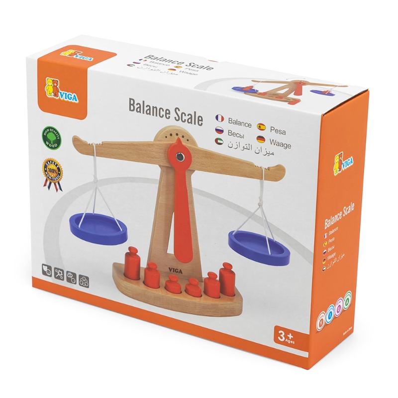 VIGA Wooden Balance Scale Toy