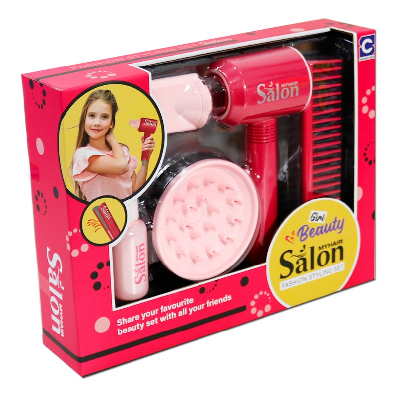 Girls Hair Salon Fashion Styling Set