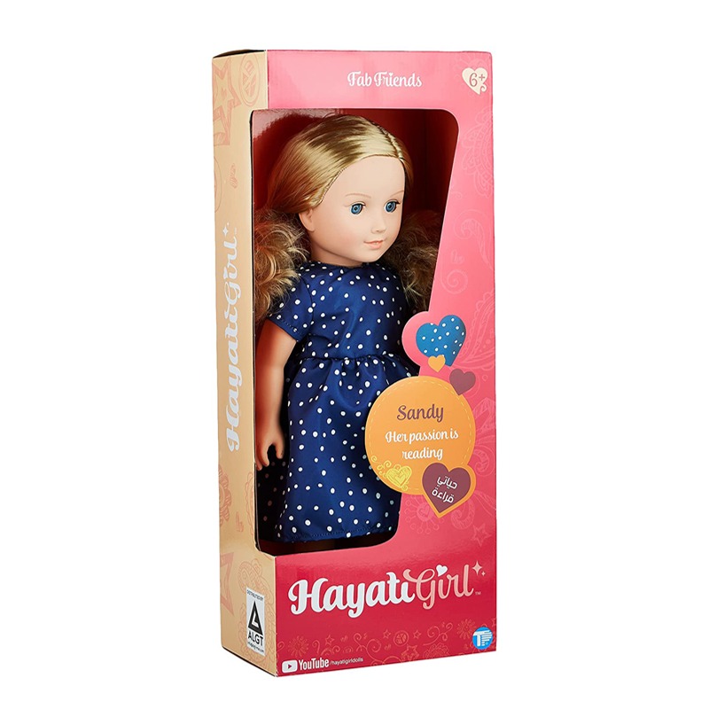Hayati Girl Doll Sandy Blue Dress 18 Inches
