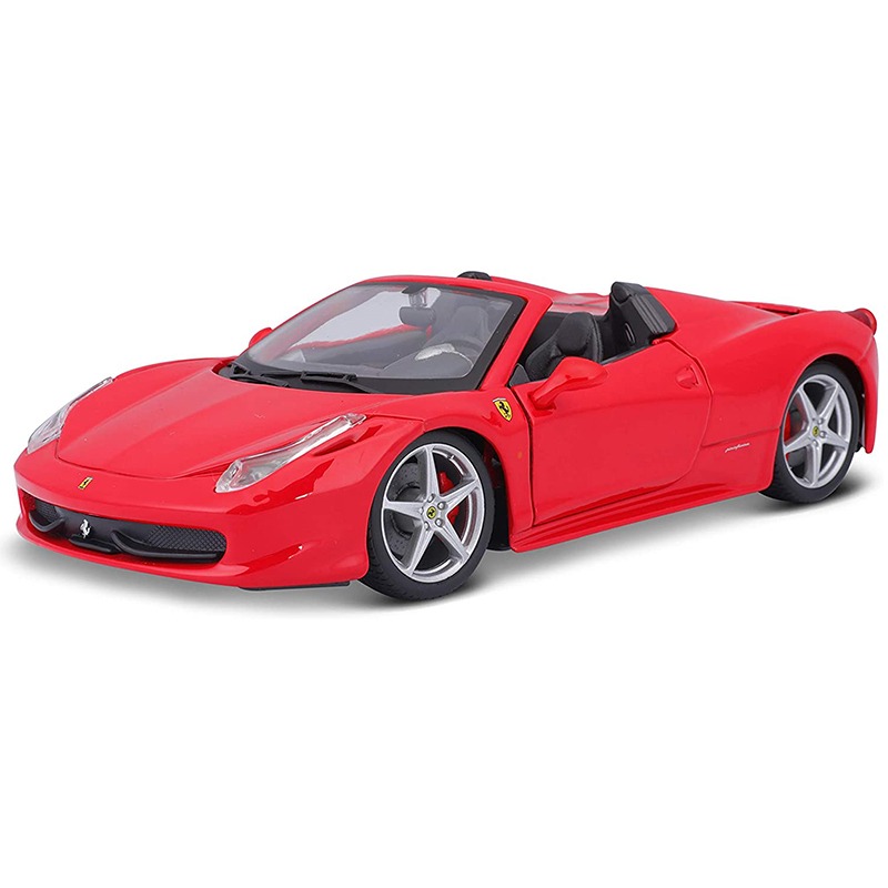 Bburago Ferrari 458 Spider Sports Car Die-Cast