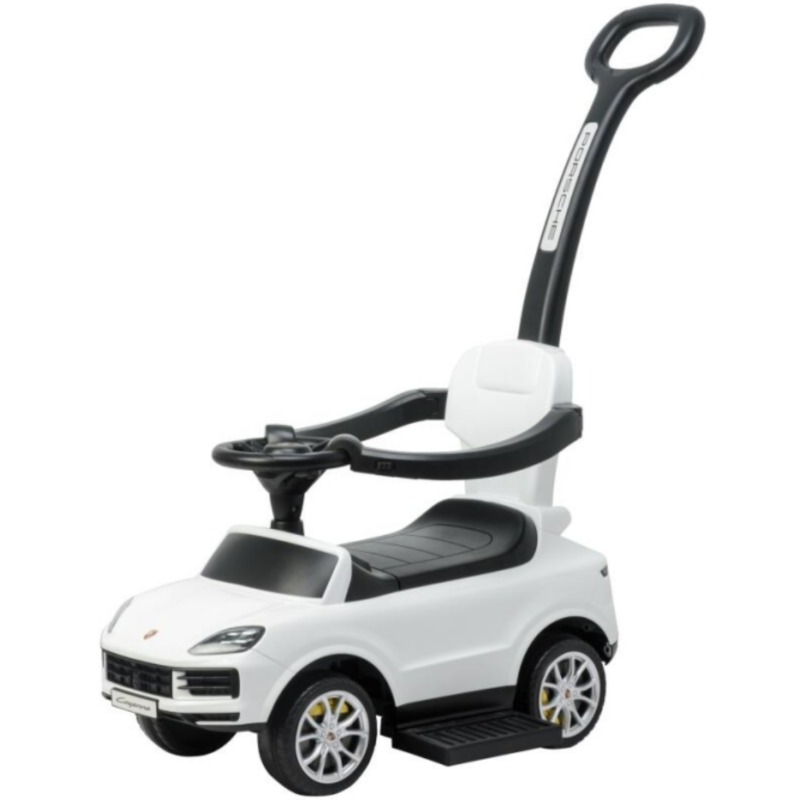 TOBBI Porsche Cayenne 3-in-1 Ride-On Car with Push Bar