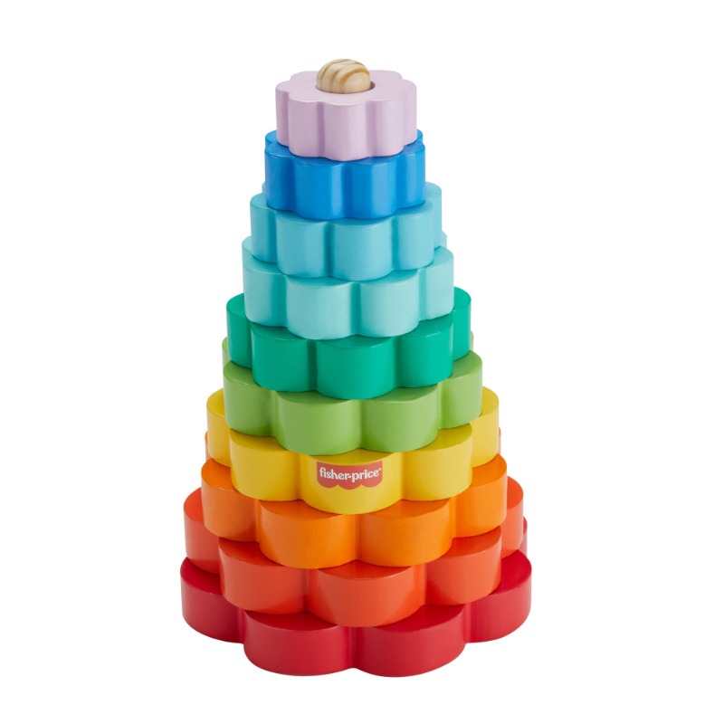 لعبة تركيب حلقات خشبية فيشر برايس