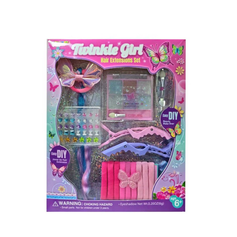 Pecoware Twinkle Girl Hair Extension Set