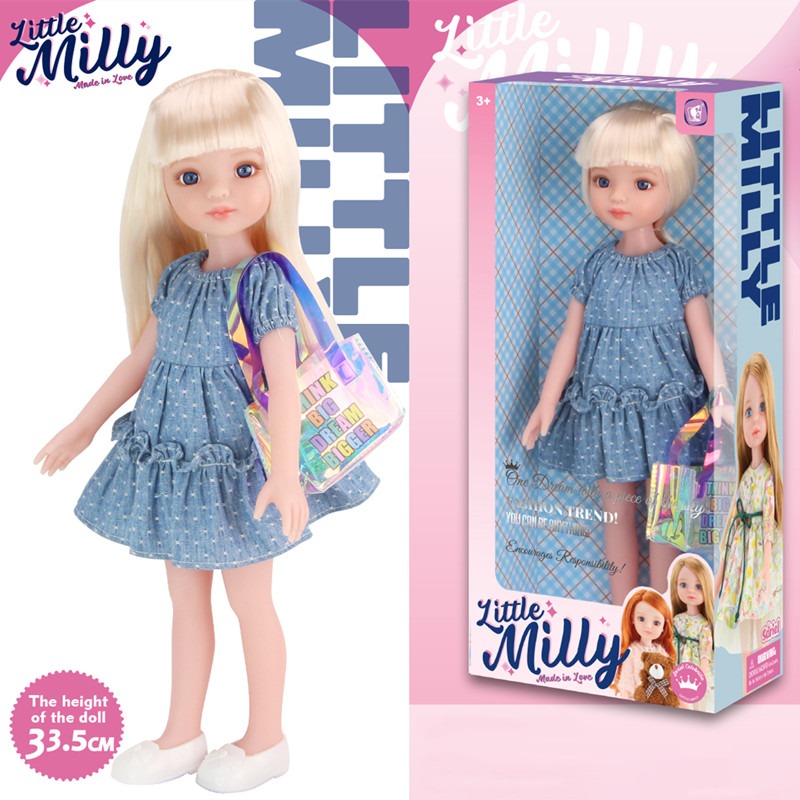 Little Milly One Dream Doll With Blue Dress 14 Inch