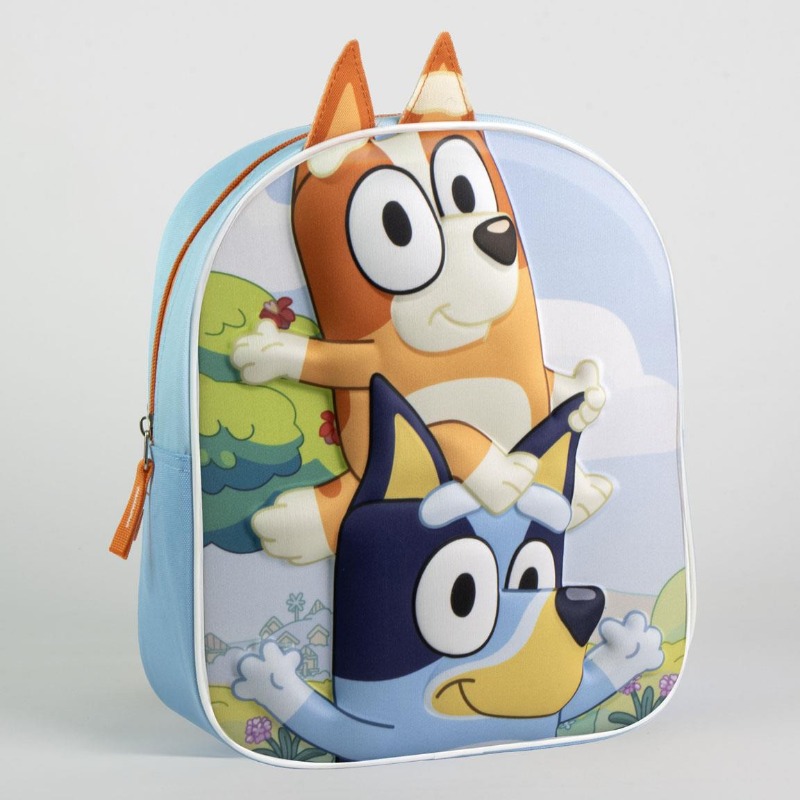 Bluey 3D Children Character Backpack For Kids