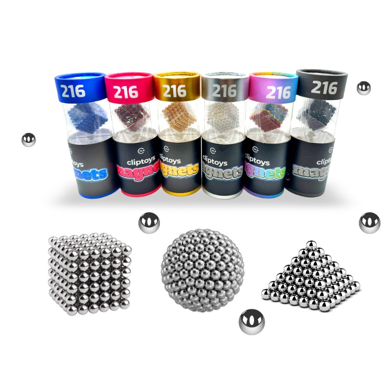Clip Toys Magnets 125 Pieces Set