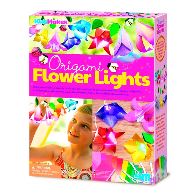 4M Kidz Maker Flower Lights Origami