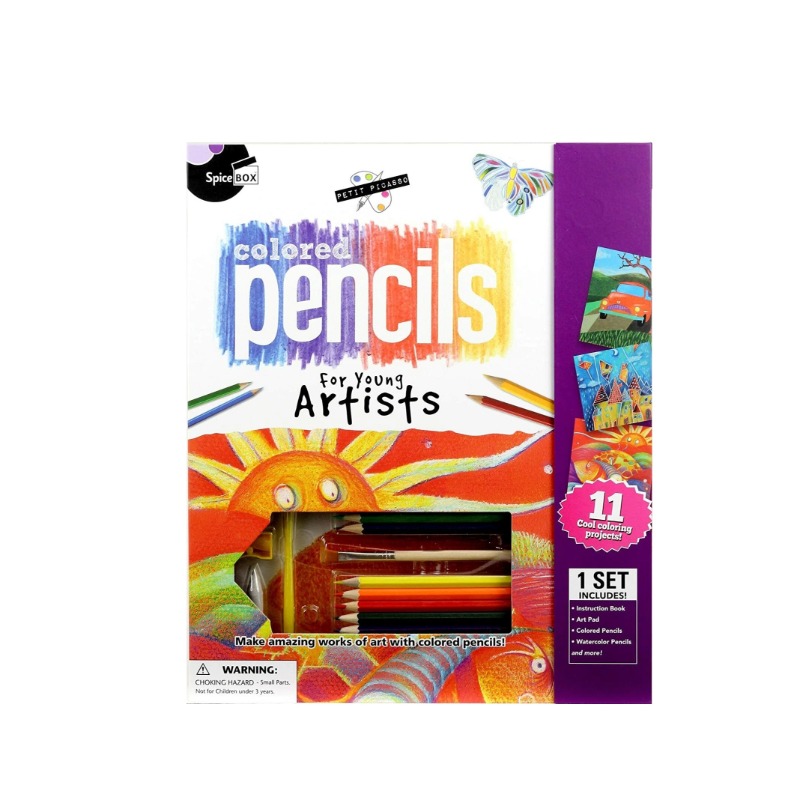 Spice Box Petite Picasso Colored Pencils Kit