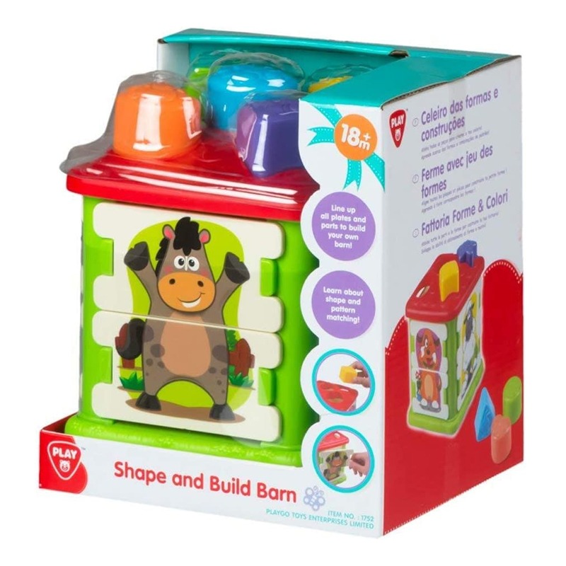 Play Go - Shape and Build Barn