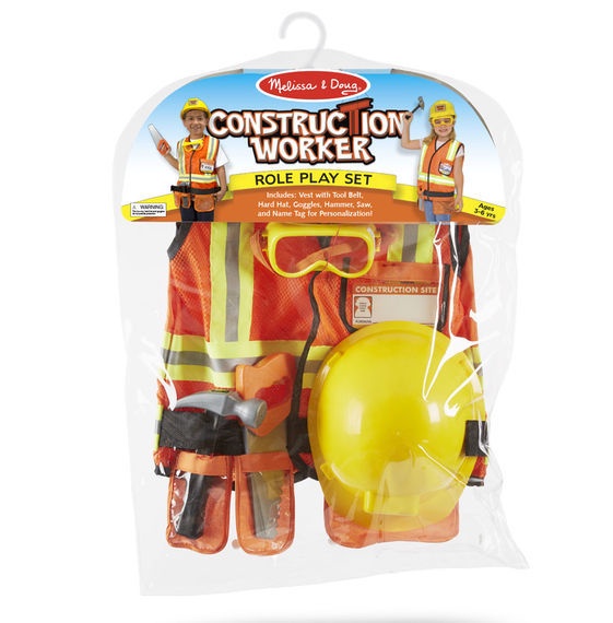 Melissa And Doug Construction Worker Costume