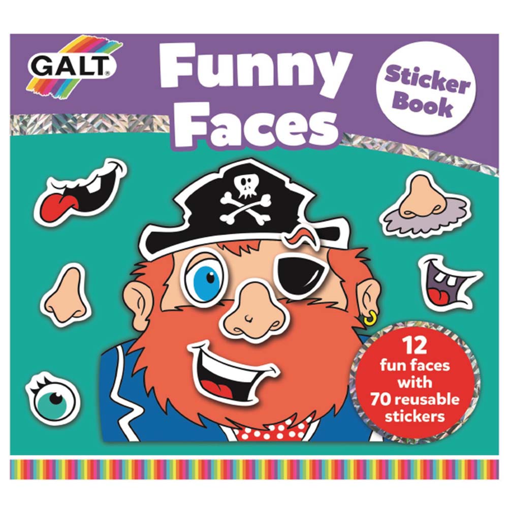 Galt Funny Faces Sticker Book