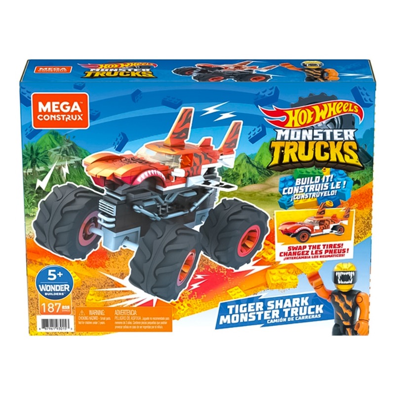 Mega Construx Hot Wheels Monster Truck - Tiger Shark