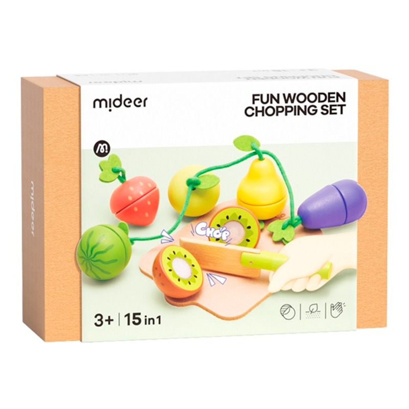 Mideer Fun Wooden Chopping Set