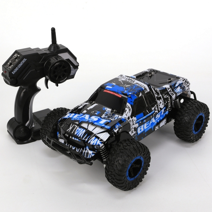 Monster Truck Cheetah King Remote Control Rc Buggy Car R/C 4-Ch