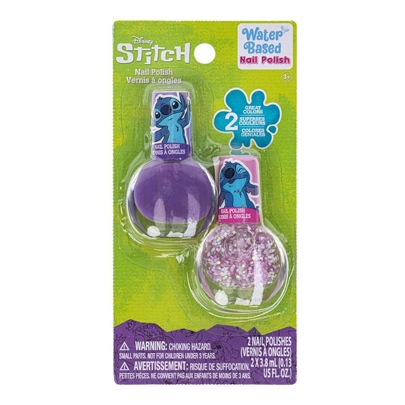 disney stitch 2 Pack Nails Polish Water Based