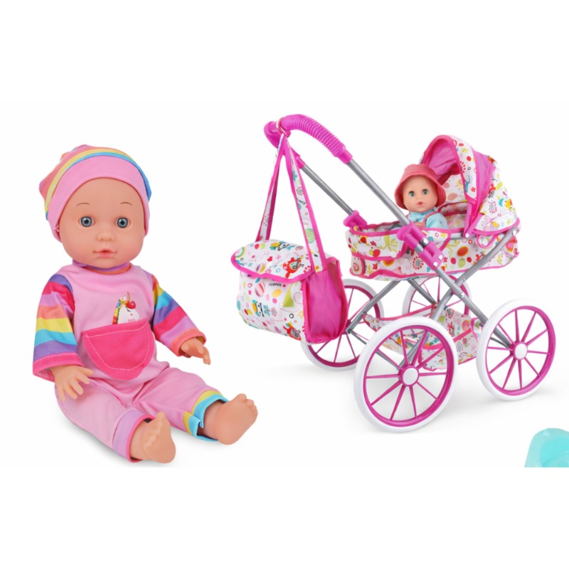 13-Inch Drinking Doll Set with Accessories