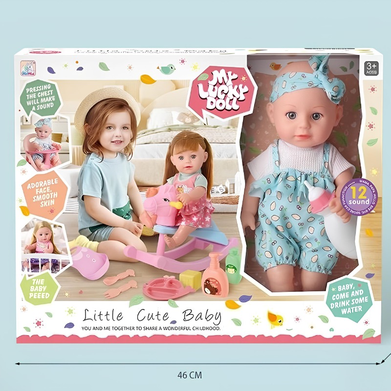 Lucky Boy Doll with 12 Sounds 14 inch