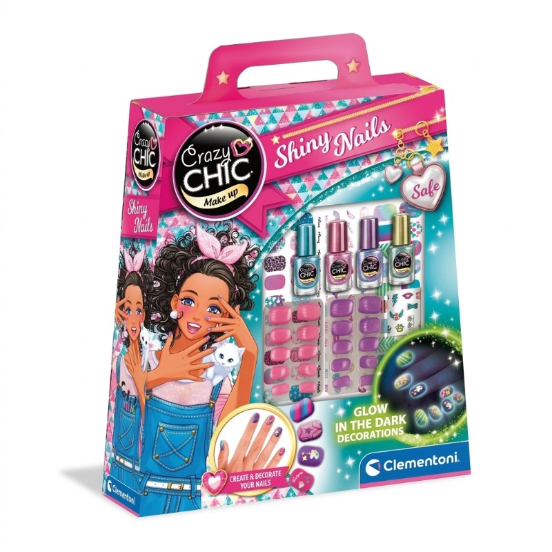 Clementoni Crazy Chic Shiny Nails Set