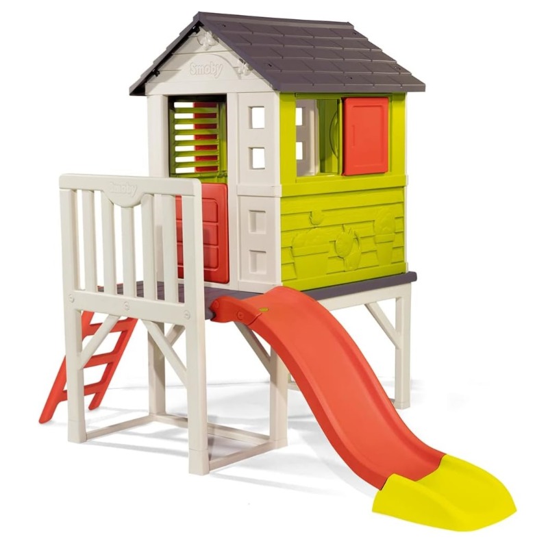 Smoby Playhouse on Stilts with Slide