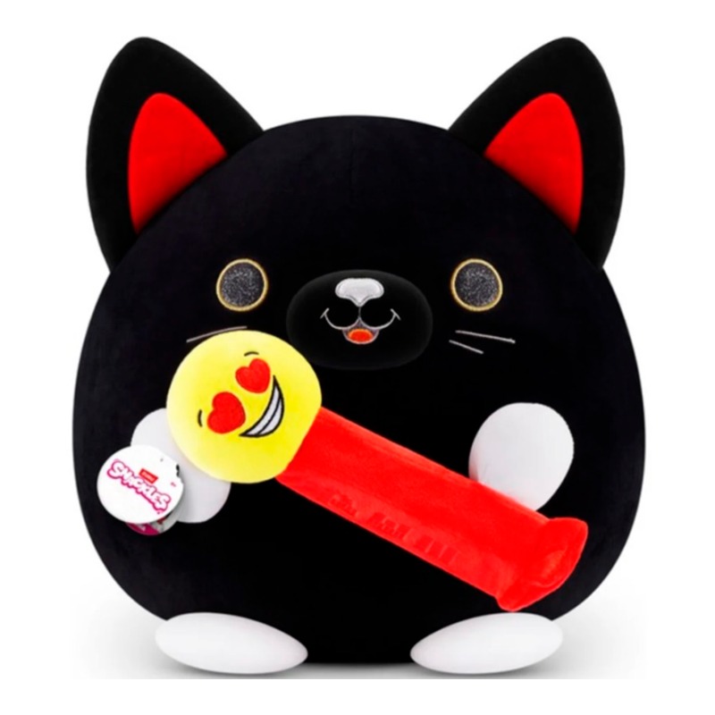 Snackles Medium Emoji Cat Plush Toy