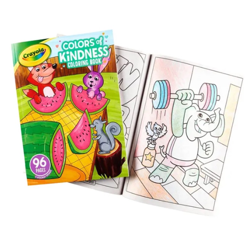 Crayola 96 Page Coloring Book with Cute Animal Design