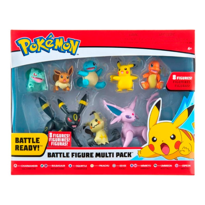 Pokemon Battle Figure Multi 8Pack - Assorted